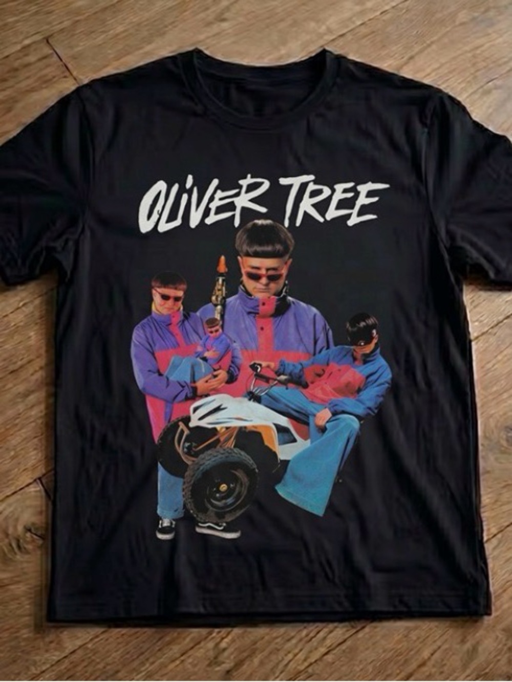 Rip Oliver Tree Black Graphic T-shirt